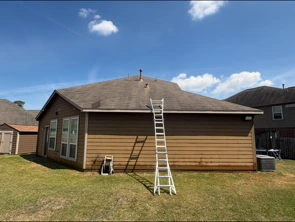 Roof and rear of the property