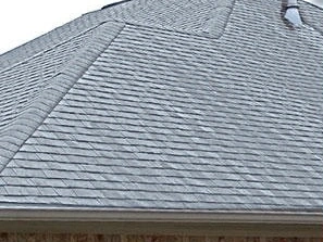 After shingle roof cleaning