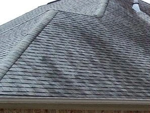 Before shingle roof cleaning